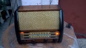 radio a válvulas gabinete madera