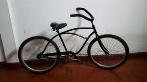 Bicicleta playera negra rodado 26