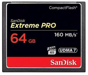 Compact Flash Sandisk Extreme Pro 64gb 160mb/s Udma 7
