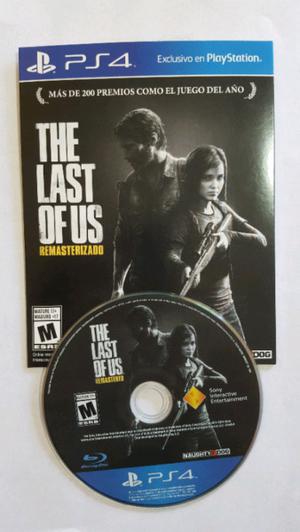 Juego PS 4 The Last Of Us Remasterizado Fisico