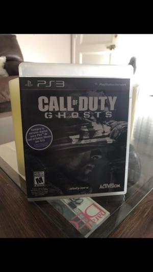 Juego PS3 "Call of duty ghost"