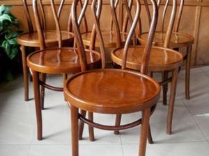 Juego de 6 sillas estilo Thonet original