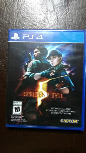 Juego ps4 Resident evil 5 nuevo sellado