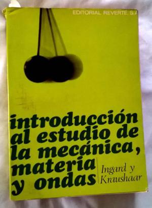Libro Introducción al estudio de la mecánica materia y