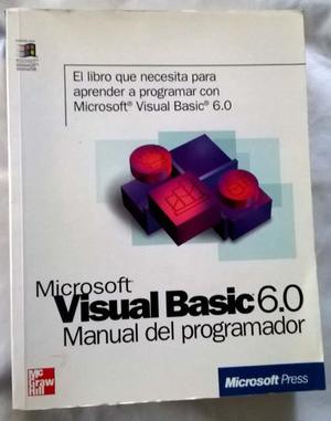 Libro Visual Basic 6.0 Manual del programador. Microsoft