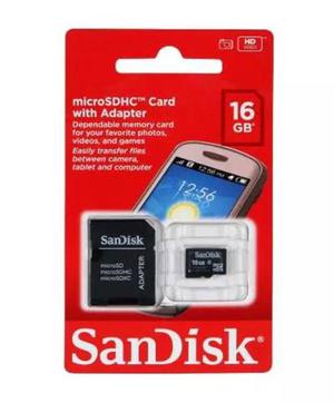 Memoria Micro Sd 16gb Sandisk Para Lg Galaxy Sony Garantia