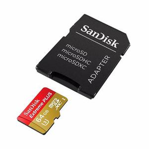 Memoria Microsd Sandisk 64gb Extreme 90mb/s Pro 4k Clase 10