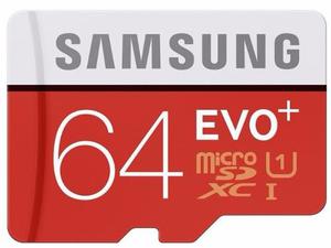 Memoria Samsung 64gb Microsd,evoplus,clasemb/s,nuevo!