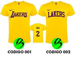 Remera Nba Los Angeles Lakers - Lonzo Ball 