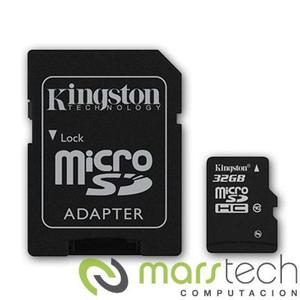 Tarjeta De Memoria Micro Sd Clase gb Kingston - Sdc10/3