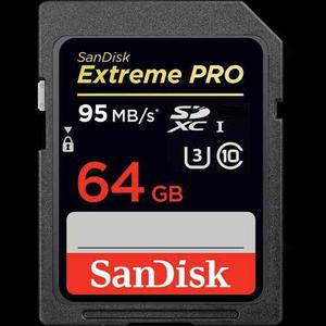 Tarjeta De Memoria Sandisk Extreme Pro Uhs-i Sdhc De 64 Gb