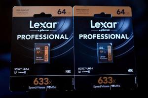 Tarjeta Lexar 64gb Profesional (pack X2)