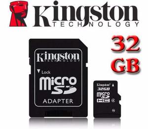 Tarjeta Micro Sd 32 Gb Clase 10 Kingston