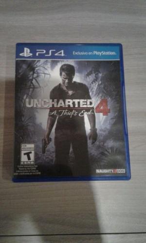 Uncharted 4 fisico en perfecto estado, sin uso