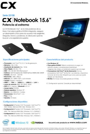 Vendo notebook CX i5