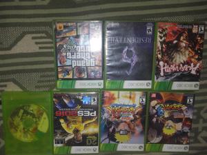 Xbox  palancas y 7 juegos