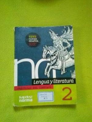 libro lengua y literatura 2 ed.kapelusz norma