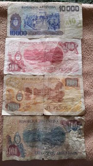 4 billaetes argentino antiguo tengo whassap