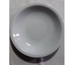 6 Platos Blancos Hondos Gastronomia Porcelana 20cm Nuevos-
