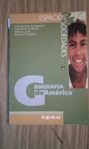 GEOGRAFIA DE AMERICA ESPACIOS SOCIEDADES