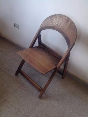 silla de madera plegable 200 $  whasap ver