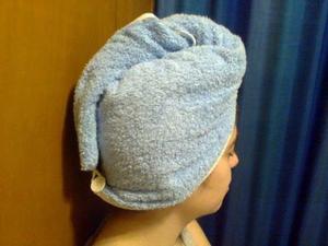 turbantes de toalla para el cabello