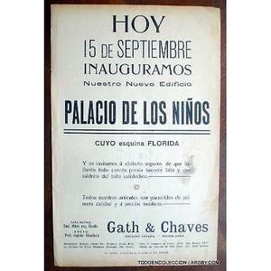 GATH & CHAVES INAUGURACION PALACIO DE LOS NIÑOS