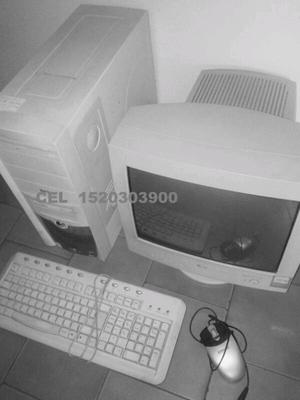 Pc completa amd -  + - monitor crt 15