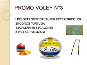 Pelota De Voley Pintier Super Extra Tricolor