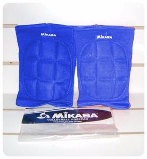 Rodilleras De Voley Mikasa - Azul O Negro - Talles Xs Al Xl