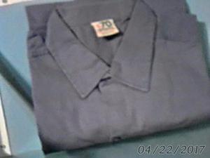 Ropa De Trabajo Camisa & Pantalón Azulino Tipo Grafa