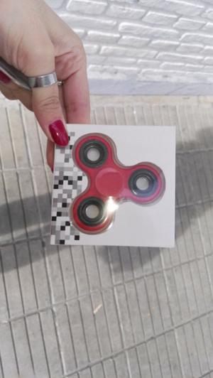 Spinner rojo y negro