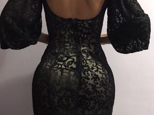 Vestido terciopelo bordado