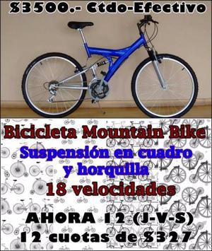 BICICLETAS MOUNTAIN BIKE