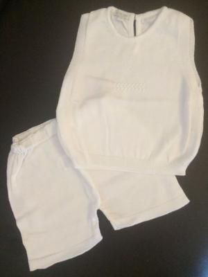 CONJUNTO DE HILO NEDI BEBE Talle 6 meses