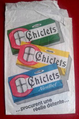 Chiclets adams antigua publicidad alemana