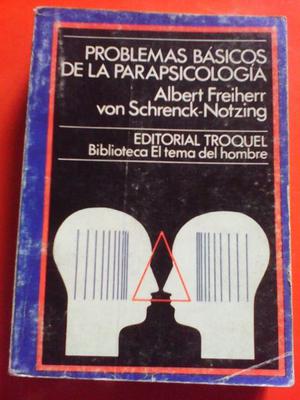 OFERTA: PROBLEMAS BÁSICOS DE LA PARAPSICOLOGÍA -