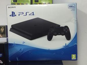 Play 4 ultra slim + 1 joystick + 12 meses de garantía