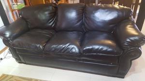 Sillon de 3 cuerpos en Ecocuero Negro