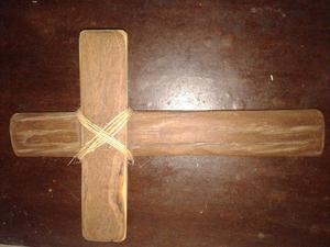cruz de madera 42 x 29 de jesus