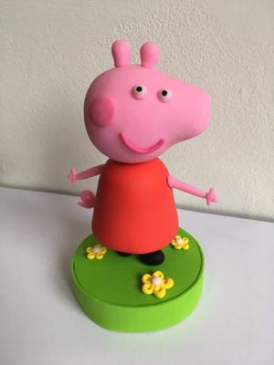 Adorno centro de torta Peppa pig