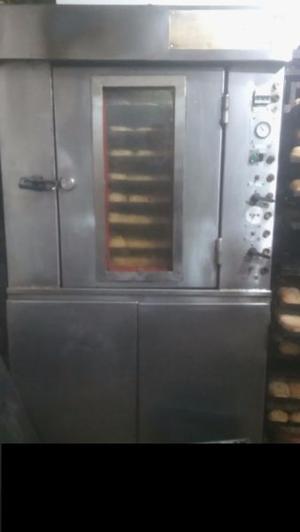 Horno rotativo 8 latas  + fermentadora 16 latas