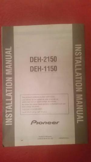 Pioneer Deh  Deh  Manual De Instalacion Caba Envios