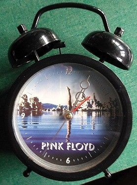 Reloj Despertador Cuadrante Pink Floyd Con Campanillas, Exc!
