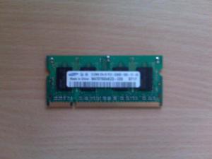 2 Memorias Samsung SODIMM DDR MHz 512MB