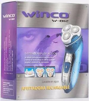 Afeitadora Winco W-812 Recargable Y Lavable