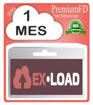 Cuentas Premium Ex-load X 1 Mes 30 Dias Original Garnatizada
