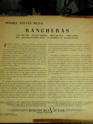 Miguel Aceves Mejía - Disco Vinilo