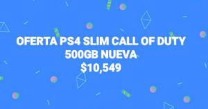 OFERT PS4 SLIM 500GB CALLNOF DUTY NUEVA EN CAJA