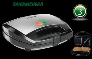 Sandwichera Acero Smarttek Sd' Cocción 750 Watts